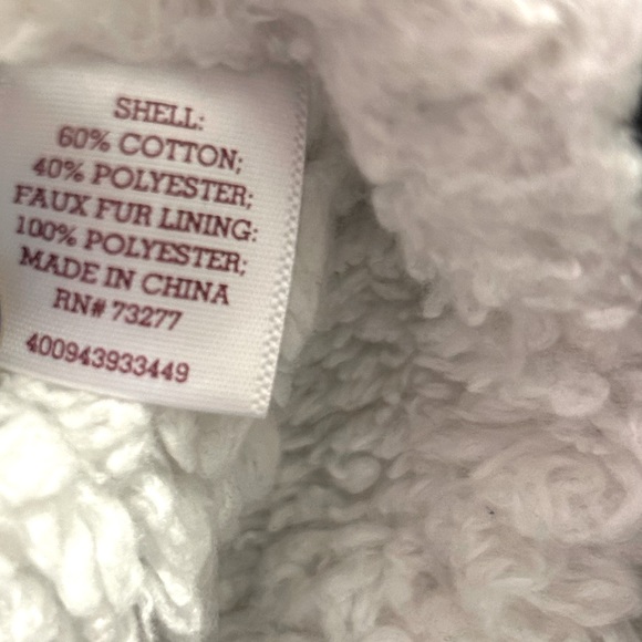 Junior girl’s large SO brand fleece zip jacket with soft & cozy faux fur lining - Picture 6 of 7